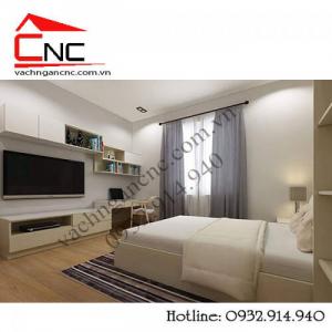 Vách ngăn cnc phòng ngủ bằng gỗ đẹp được yêu thích nhất