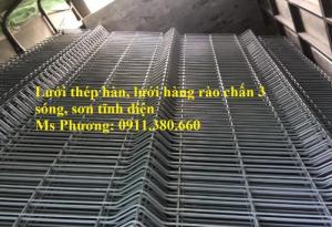 Lưới Thép Hàng Rào Chấn Sóng D5 Ô50X200 Mạ Kẽm Sơn Tĩnh Điện