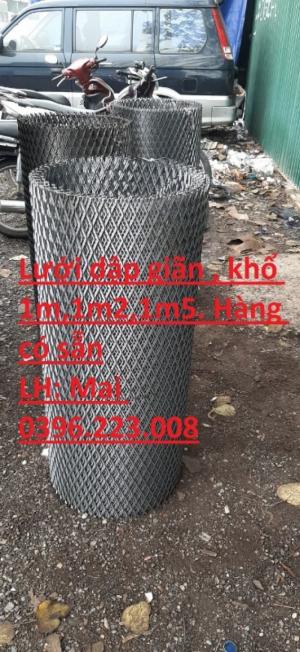 Lưới dập giãn có nhiều thông số đa dạng chịu lực tốt kiểu dáng đẹp- lưới XG 31 dày 1,2mm(12mm x30mm)khổ 1m2 x10m
