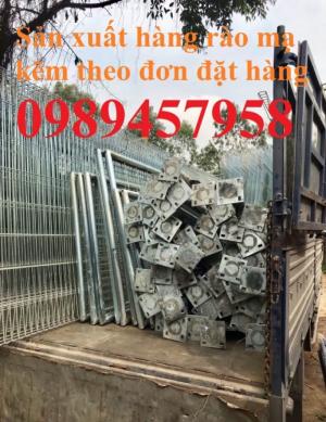Gia công hàng rào lưới thép, hàng rào khu công nghiệp