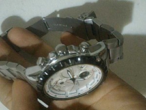 Đồng hồ nam chạy 4kim dây inox có lịc