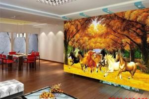 gạch tranh 3d - gạch tranh mã đáo thành công