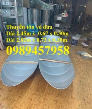 Thuyền tôn, thuyền inox câu cá, thuyền inox hái sen giá rẻ