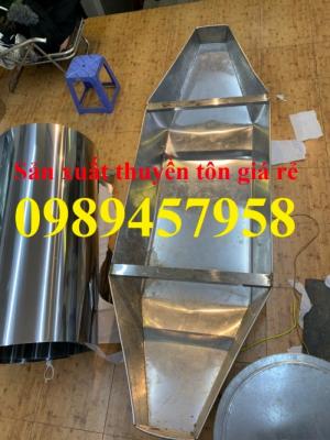 Thuyền tôn, thuyền inox câu cá, thuyền inox hái sen giá rẻ
