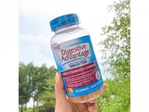 Kẹo dẻo men vi sinh hỗ trợ tiêu hóa Schiff Digestive Advantage Probiotic 120 viên của Mỹ