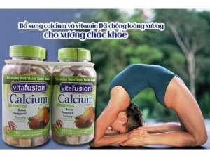 Kẹo dẻo vitamin dành cho người lớn Calcium 500mg 100 viên của Mỹ