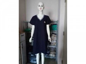 Đầm thun cổ tim bigsize