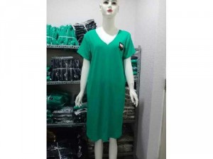 Đầm thun cổ tim bigsize