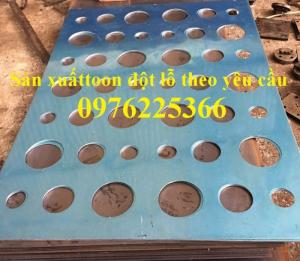 Chuyên sản xuất tôn đột lỗ, tấm đột lỗ theo yêu cầu tại Hà Nội