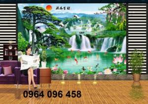 gạch tranh 3d mẫu tranh phòng khách- Q17