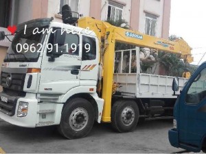 Bán xe Phooc nâng đầu gắn cẩu tự hành