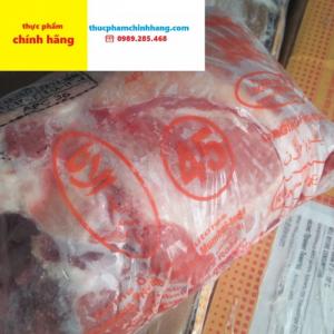Thịt trâu Ấn Độ đông lạnh, nạc mông mã M45
