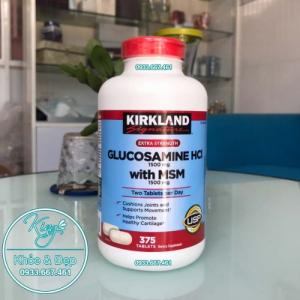 Viên Uống Kirkland Glucosamine Hcl With Msm 375 Viên