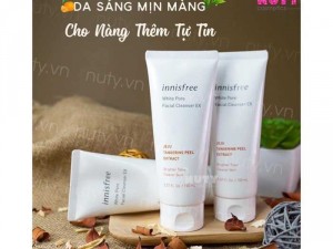 siêu phẩm Sữa Rửa Mặt Innisfree White Pore Facial Cleanser EX