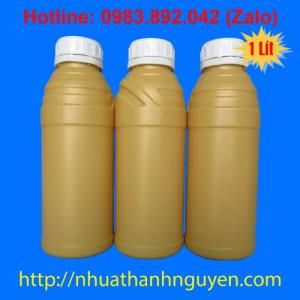 Chai nhựa đựng hóa chất, chai nhựa ngành nông dược 1 lít