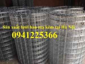 Lưới thép hàn mạ kẽm phi 2, phi 3, phi 4 giá rẻ tại Hà Nội