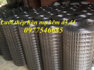 Lưới thép hàn mạ kẽm phi 2, phi 3, phi 4 giá rẻ tại Hà Nội