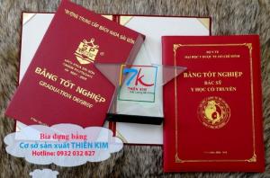 Xưởng sản xuất bìa kẹp chứng chỉ, bìa đựng bằng khen,