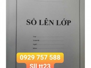 Sổ lên lớp hàng ngày 0929757588