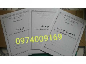 Bộ 3 bìa kẹp hồ sơ viên chức