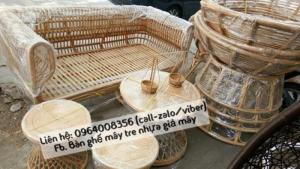 Sofa mây đẹp cho gia đình, spa, quán cafe