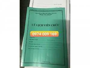 In bộ hồ sơ viên chức thông tư 07/2019