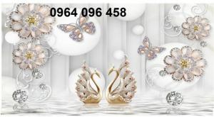 Gạch tranh 3d trang trí phòng khách đẹp