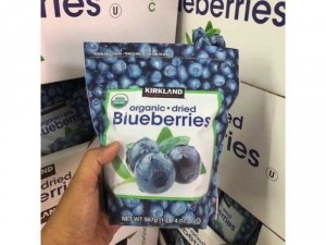 Việt quất sấy khô Kirkland Signature Blueberries 567g của Mỹ