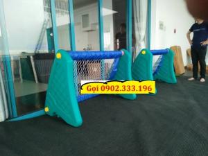 Đồ chơi khung thành, khung thành mầm non, cầu môn trường mầm non