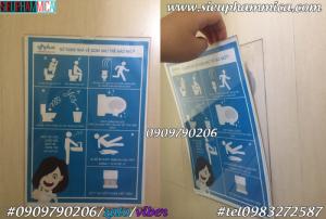 Bảng checklist mica, hộp checklist treo tường, Kệ checklist khổ A4