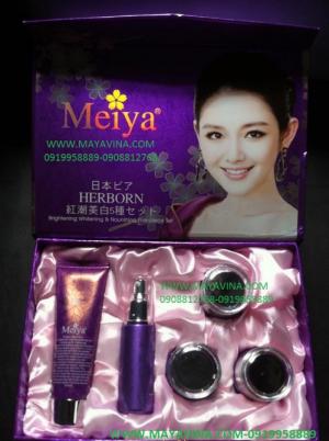 Bộ Mỹ Phẩm Meiya Của Nhật Dưỡng Trắng Trị Nám 5 in 1