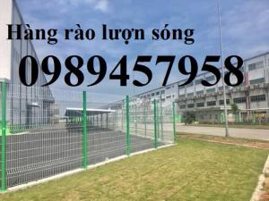 Hàng rào lưới thép hàn sơn tĩnh điện phi 5 ô 75x200 và 50x250