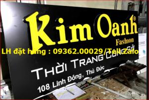 Nhận làm biển quảng cáo alu gắn chữ nổi
