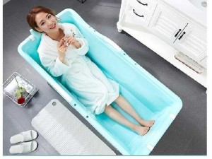 Bồn Tắm Nhựa Gấp Gọn Có Khung