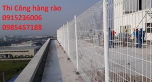 Lưới thép hàng rào phi 5 ô 50x150 mạ kẽm sơn tĩnh điện, nhúng nhựa pvc gập tam giác 2 đầu, lượn sóng
