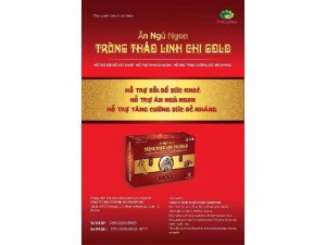 Trùng Thảo Linh Chi Gold giúp ăn ngon, ngủ ngon