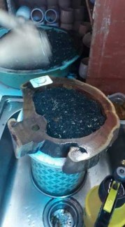 Khay gỗ tự nhiên trồng cây