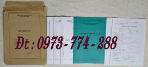 Bộ hồ sơ cán bộ viên chức, công chức có các loại mẫu