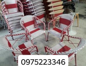 Ghế nhựa gỉa mây giá tại xưỡng sản xuất..