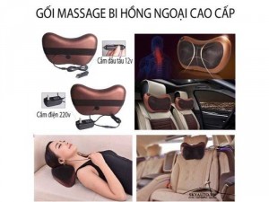 Gối massage hồng ngoại 2 chiều