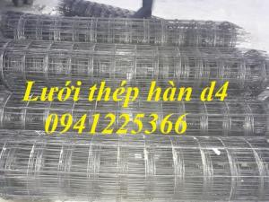 Lưới thép hàn D4a200x200 dạng cuộn khổ 2mx25m,dạng tấm ,làm theo yêu cầu