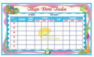 Chuyên bảng biểu, bảng tuyên truyền, bảng thông tin cho trường lớp mầm non