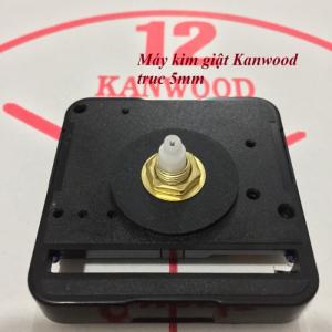 Máy đồng hồ treo tường kim giựt Kanwood trục 5mm có kèm kim