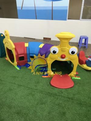 Cung cấp hang chui tàu hỏa đáng yêu cho trẻ em mầm non
