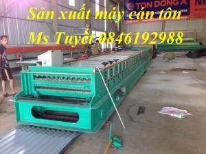 Xưởng sản xuất máy cán tôn 2 tầng 11 sóng tại Hà Nội