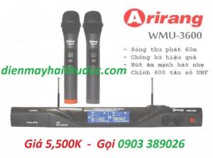 Micro Không Dây Arirang WMU 3600 Chống hú và loại bỏ cộng hưởng tốt trong môi trường nhiều Microphone hoạt động cùng lúc