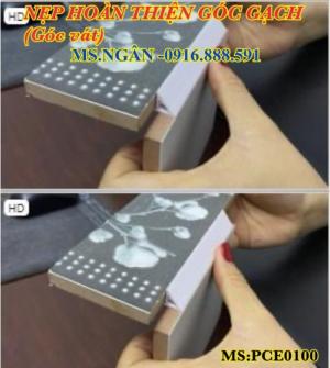 Nẹp nhựa ốp mép gạch - Nẹp ốp gạch men - Nẹp ốp góc và viền gạch men