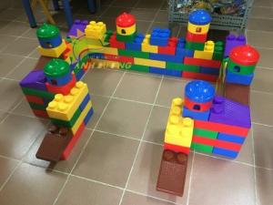 Đồ chơi lắp ghép nhiều chi tiết cho bậc mẫu giáo, mầm non vui chơi
