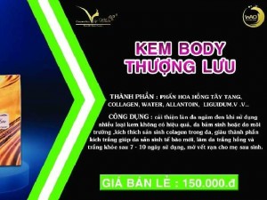 Body Vipwhite trọng lượng 200g