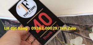 Thẻ số bàn mica order cho quán café , trà sữa
